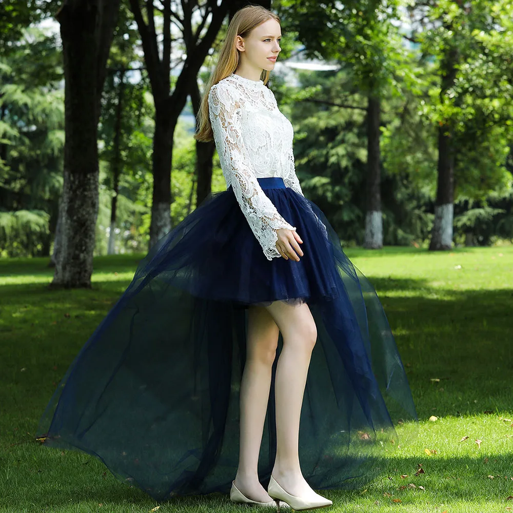 Элегантная фатиновая юбка пачка с ласточкиным хвостом пышные эластичные длинные