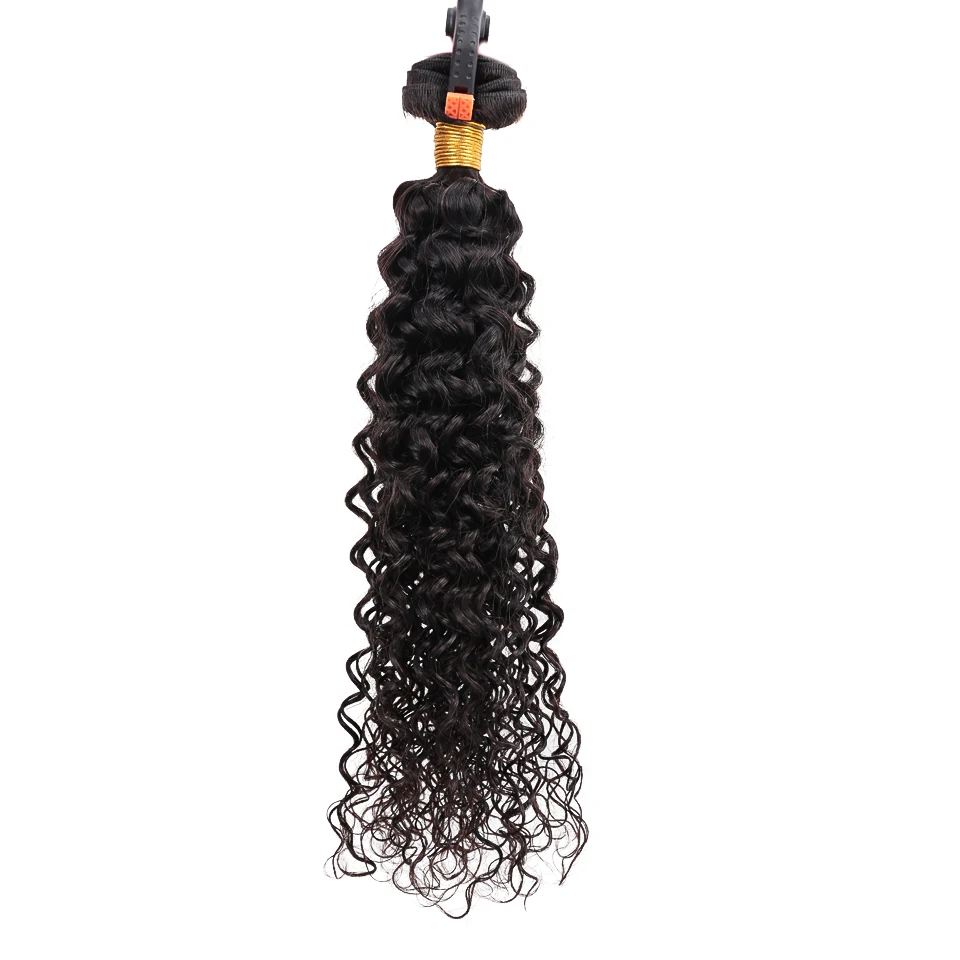 Salonchat бразильские кудрявые пряди с закрытием натурального цвета Remy пряди волос с закрытием 3 штуки и 4*4 закрытие шнурка