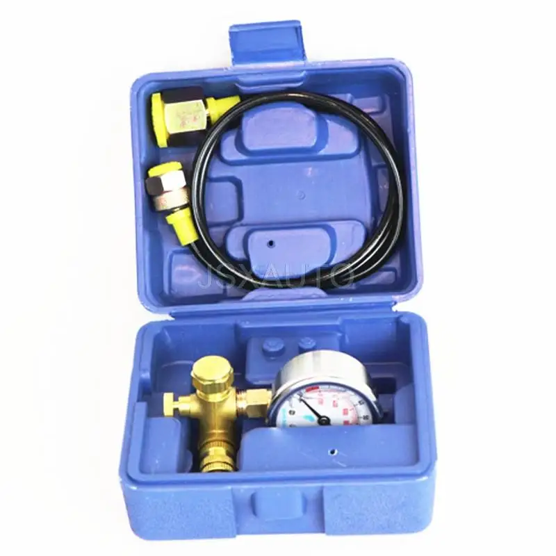 Испытательное устройство для измерения давления на разрушитель экскаватора, устройство для заправки азотом пневматического пистолета машинного крюка, а также фитинги для разрушительного молотка.