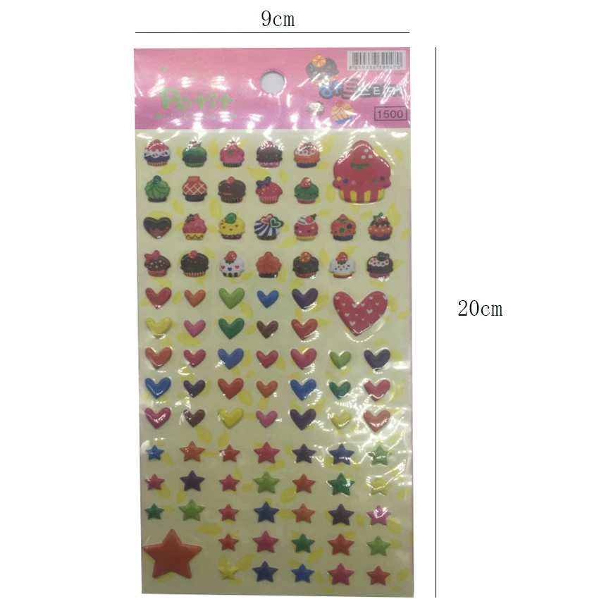 Набор многофункциональных декоративных наклеек из ПВХ 20 шт./лот | Канцтовары для