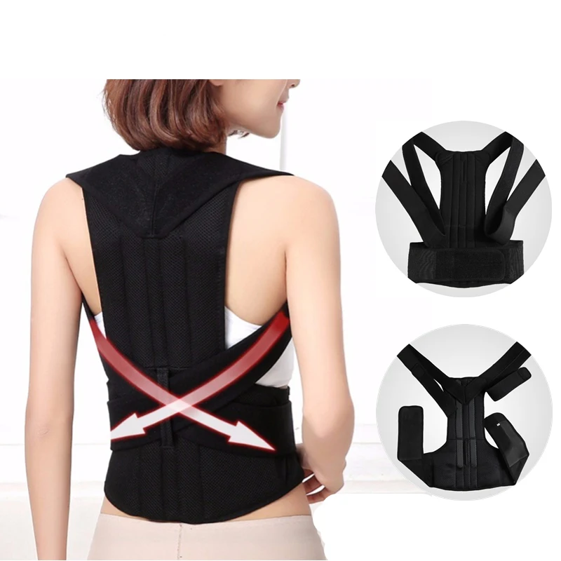Корректор осанки для спины ключицы плеч поясницы корсет поддержки