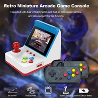 handheld game console with double handle hd screen video two players kids gift parent child interactive party game toy