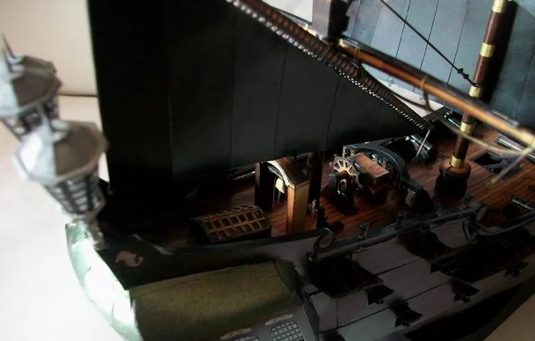 Набор бумажных 3D моделей Пираты Карибского моря сделай сам с черной жемчужиной