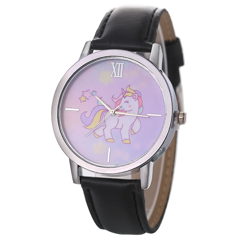 

Popular Cute and Compact Unicorn Pattern Children's Watch Cartoon Style Gift Quartz Watch designer watch