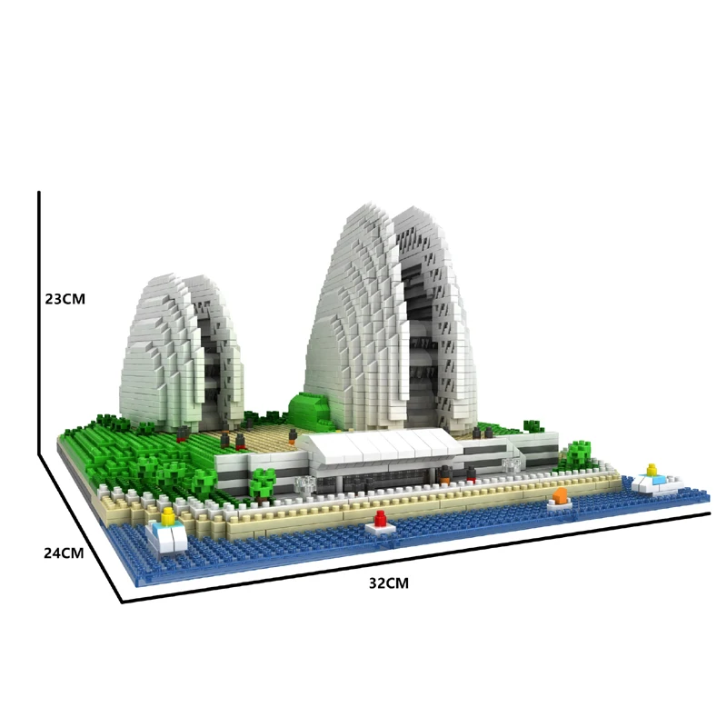 BS 9915 международно известная архитектура Чжухай оболочки опера 3D модель алмаз