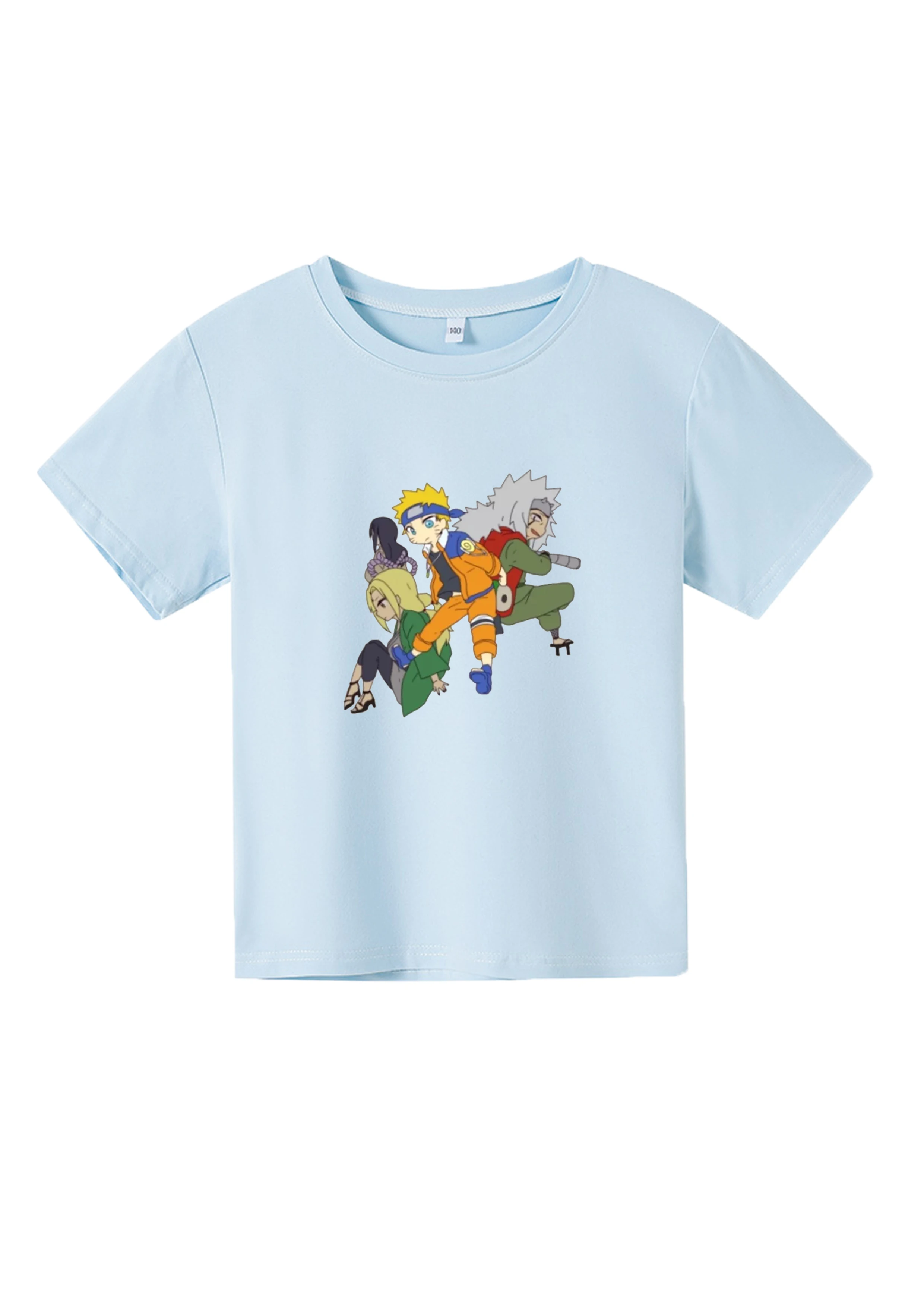 

Japanese Anime Clothes, Na ruto Ninja T-shirts for boys and girls, 2021 summer funny Tops for kids, children's clothing for kid