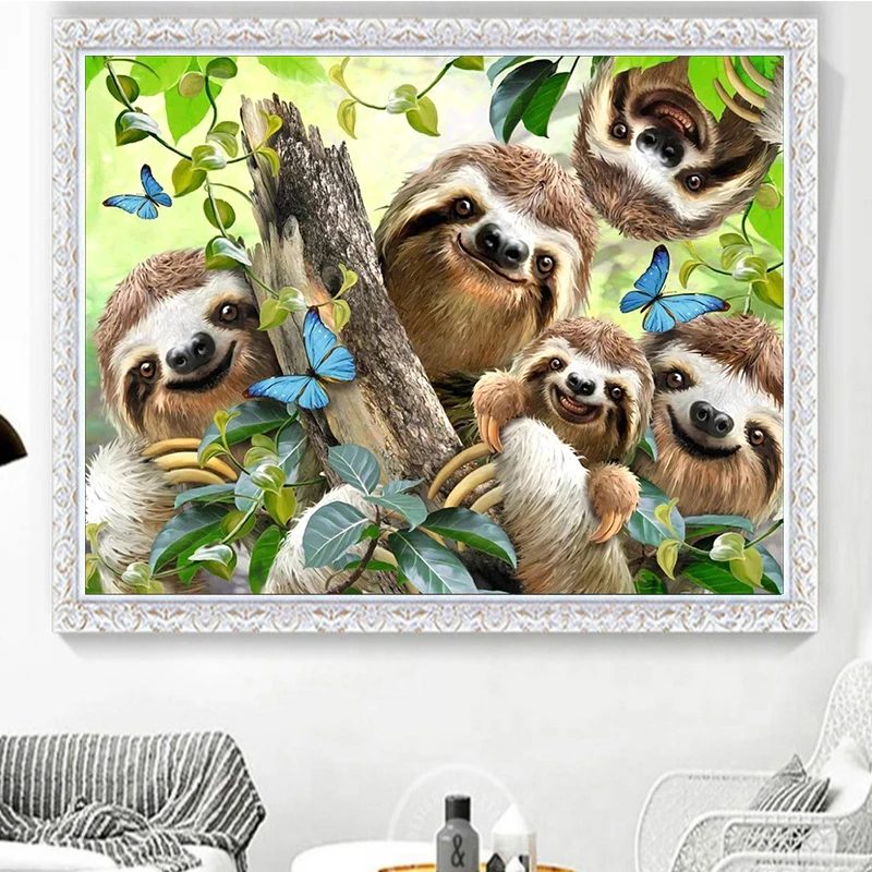 Алмазная 5D картина из страз сделай сам полноформатная круглая квадратная