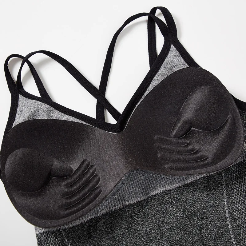 топ Длинные женские майки кружевное бесшовное нижнее белье жилет с перекрестной