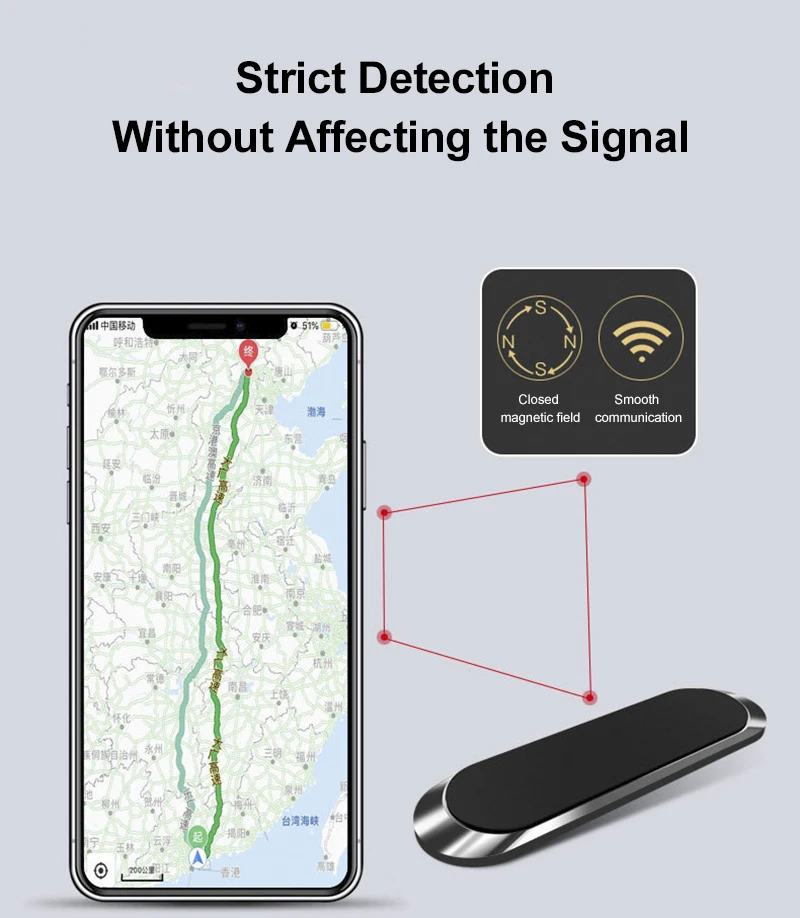 

Car Magnetic Suction Mobile Phone Bracket Car Stickers Mobile Navigation Bracket Interior Accessories Mounts Holder