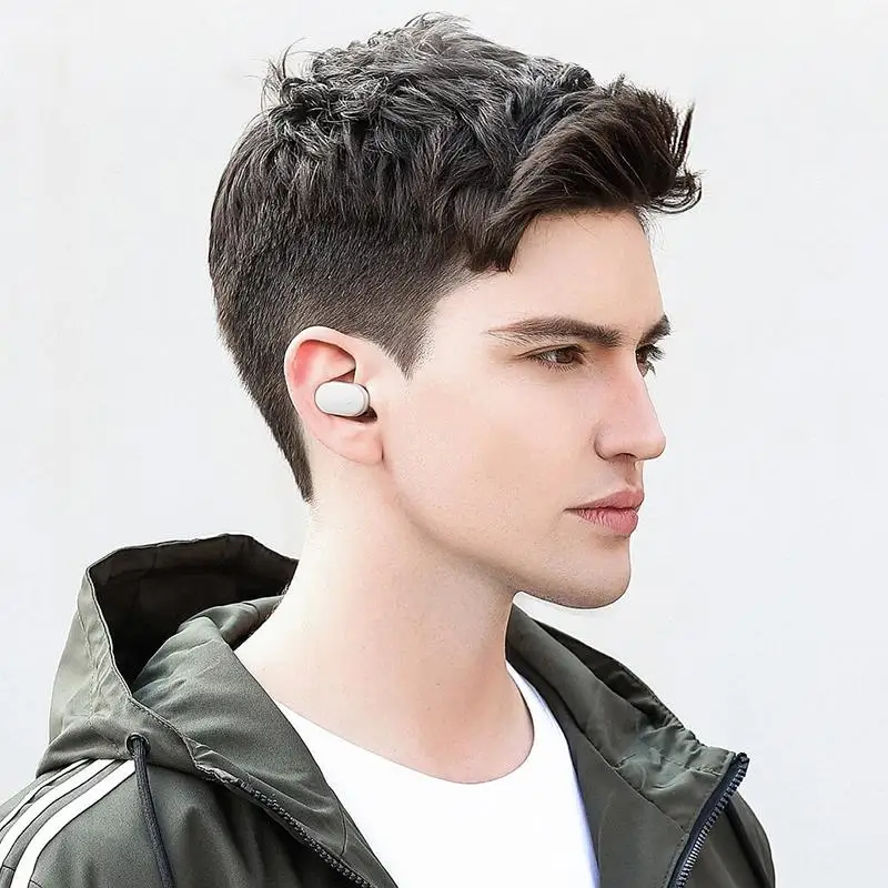 Мини наушники Xiaomi с Bluetooth беспроводная гарнитура модные классические