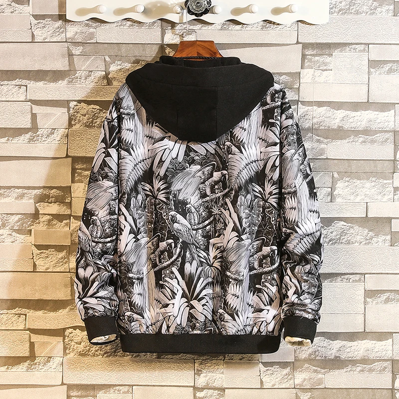 Модная осенне-Весенняя Новинка 2020 мужская повседневная куртка с принтом