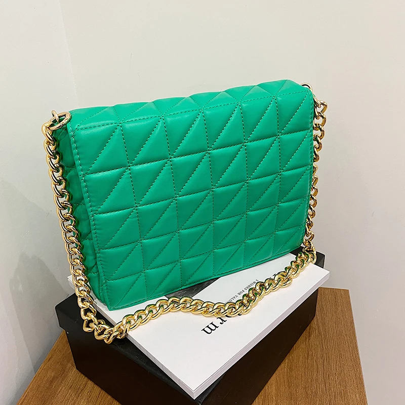 

Брендовые дизайнерские женские сумки на плечо OLSITTI, новинка 2021, стеганый кошелек через плечо с цепочкой и сумочка, женские клатчи, женская су...