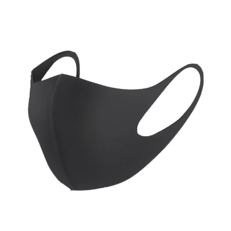 Lady black ZWZCYZ Пылезащитная маска космическая хлопковая маска противотуманная маска моющаяся модная многоразовая маска унисекс, однотонный 1 шт - Цвет: Lady black