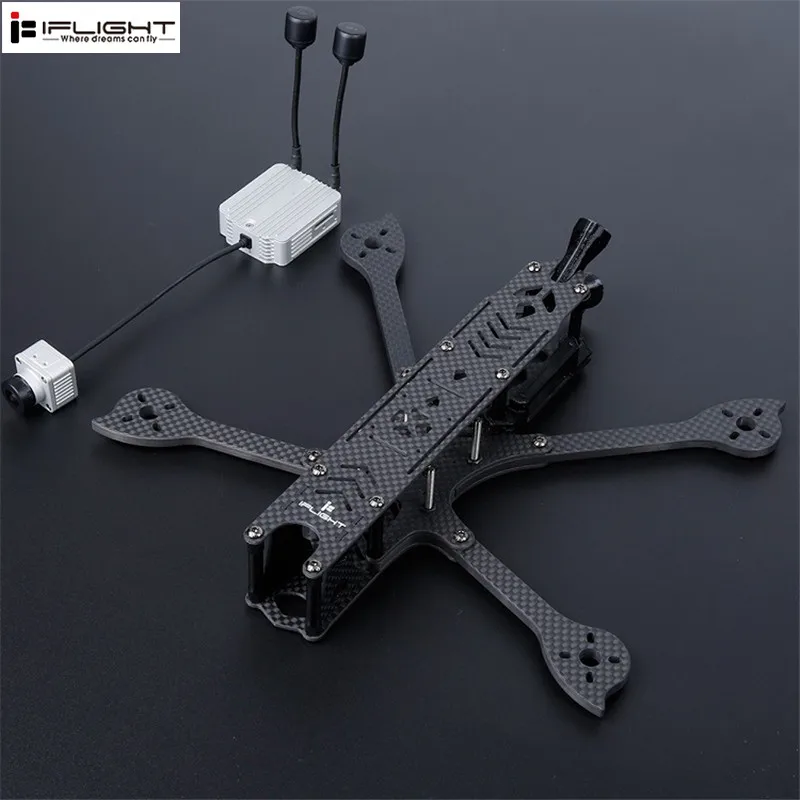 Новейшая iFlight DC5 222 мм 5 дюймов HD FPV рама для фристайла комплект с 5 мм рукояткой совместимый 5 дюймов опора для FPV цифровой воздушный блок