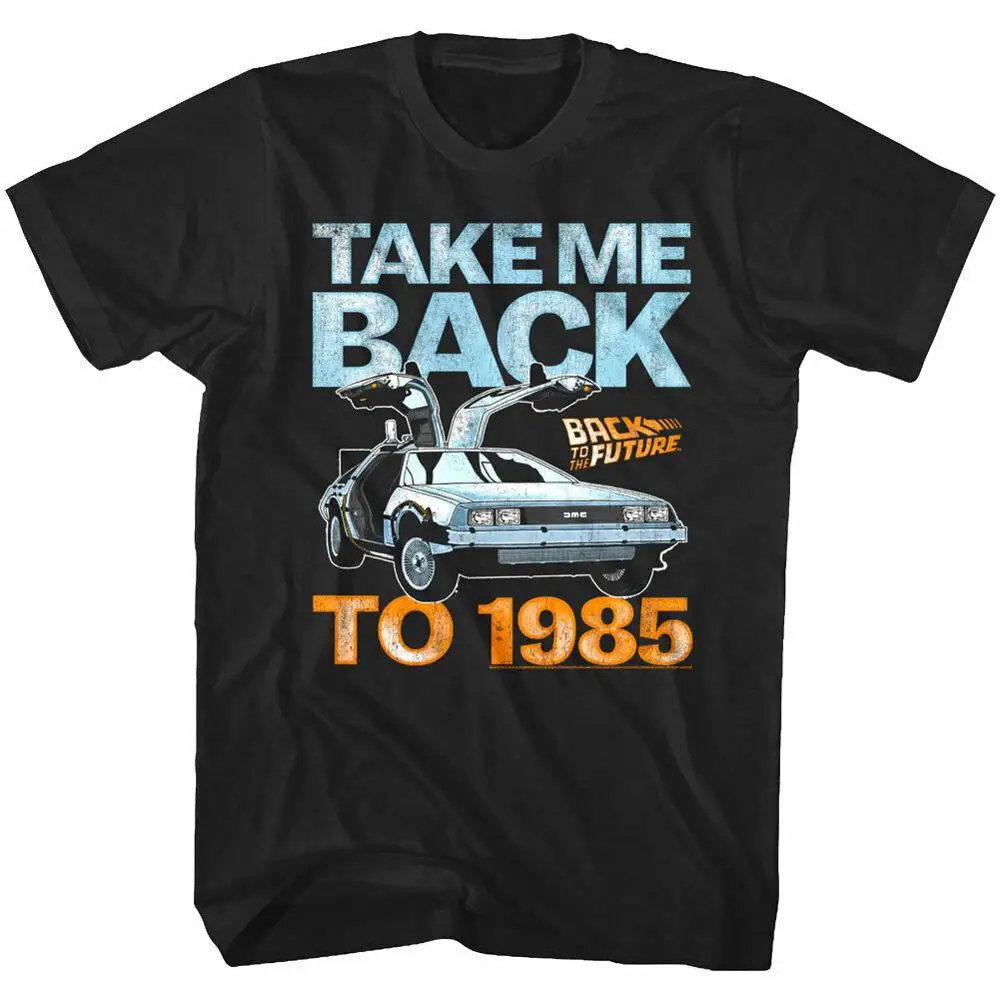 black 17 Официальный Back To The Future постер фильма футболка delorean Новые футболки Забавные футболки новые Забавные футболки унисекс Топы - Цвет: black 17