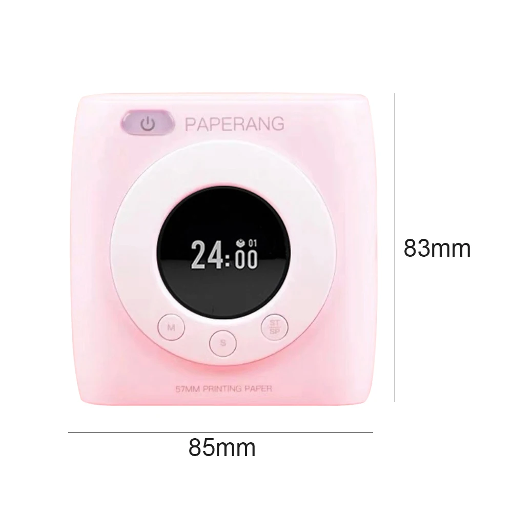 

300DPI P2S Mini Thermal Printer Portable Pocket Bluetooth Wireless Pictures Printer Built-in Pomodoro Function For Android iOS