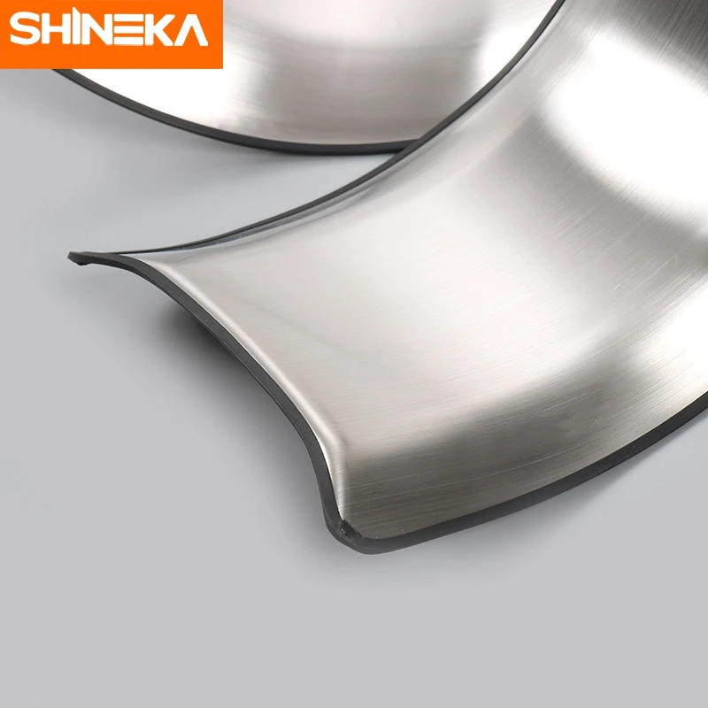 SHINEKA защитная пластина для заднего багажника автомобиля из нержавеющей стали