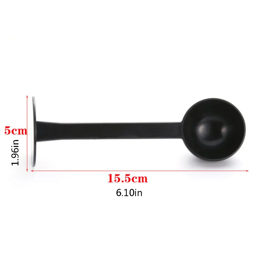 

High Quality 2-in-1 Espresso Coffee Bean Tea Spoon Cafe Professional Measuring 10g Tamping Scoop Tamper Coffee Tea Kitchen Tools