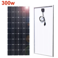 glass solar panel kit 12v 300w 150w monocrystalline solar cell battery charger for car boat rv caravan camper home system 1000w