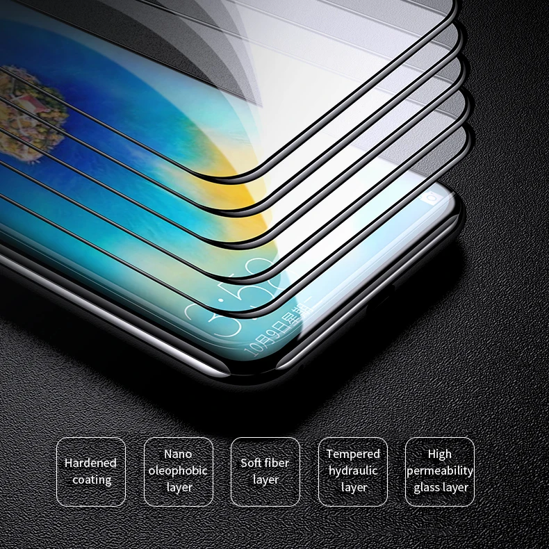 Закаленное стекло votoon для huawei mate 20 Pro 20X, полностью клеящееся Защитное стекло для huawei P30 Pro P20 Lite Nova 3 4 5i