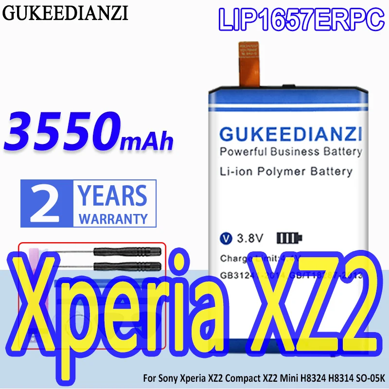 Аккумулятор GUKEEDIANZI LIP1657ERPC 3550 мА · ч для Sony Xperia XZ2 Compact Mini H8324 H8314 SO-05K | Мобильные