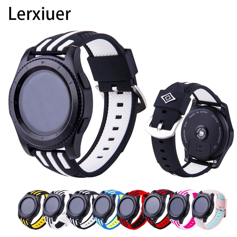 Ремешок для samsung galaxy watch 46 мм/gear S3 Frontier/классический ремешок для часов huawei watch gt ремешок amazfit grt 47 мм bip браслет