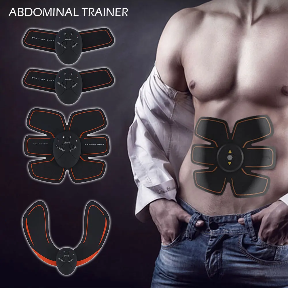Стимулятор мышц живота тренажер EMS оборудование для фитнеса тренировки