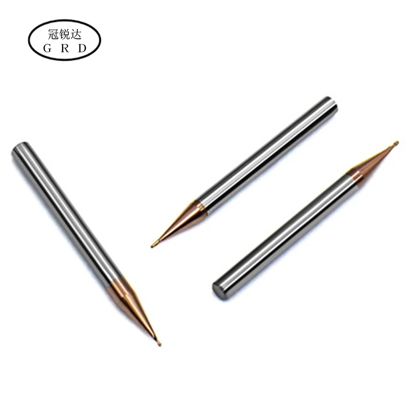 HRC55 2 флейта из вольфрамовой стали с шаровым наконечником milsl Малый диаметр слота 0