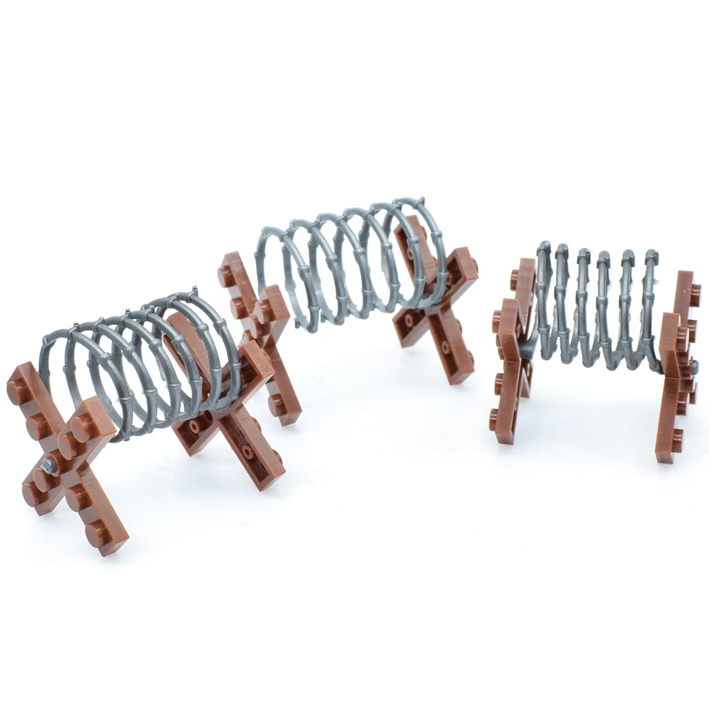 Военный пакет оружия забор МОК барриар Строительные блоки мини-рельсовый