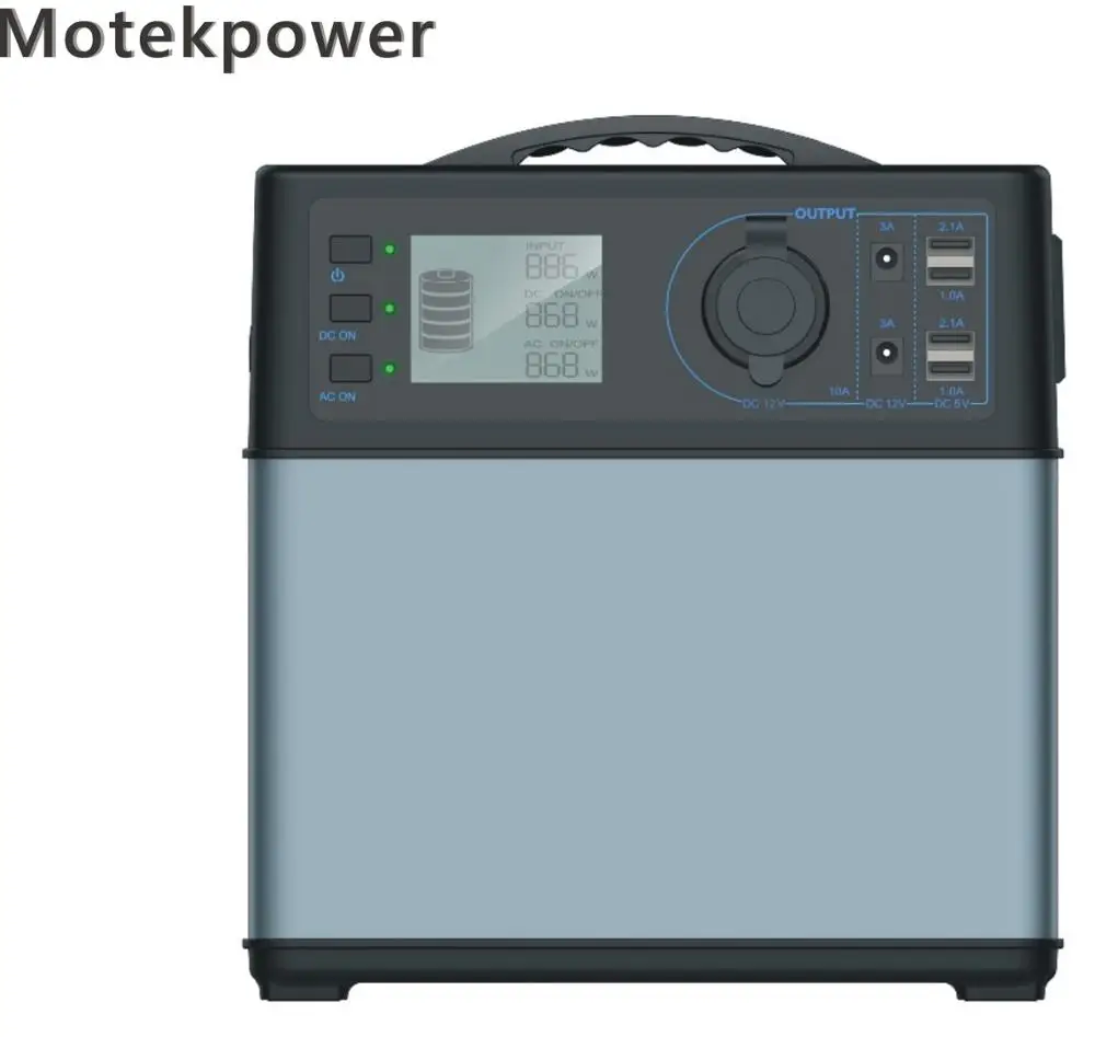 Емкость батареи 400 Вт/ч Солнечная AC/DC Мобильный Внешний аккумулятор Солнечное