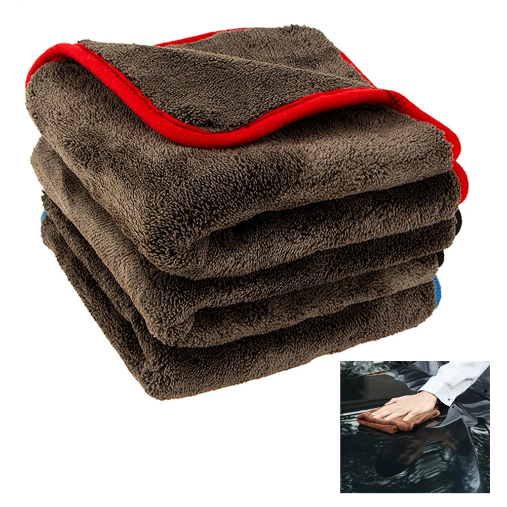 

Auto Tools Cleaning Cloth Thickened Washing Drying Polishing Accessories Car Towel Detailing Paint Care Soft Super Absorbent