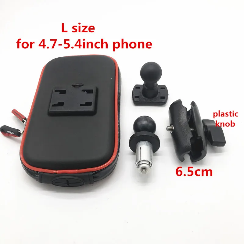 L size bag kit Держатель для телефона в вилка стержневой кронштейн мотонавигатор кронштейн для Yamaha YZF R1 2002- R6 2006- R1M 2007 2008 - Цвет: L size bag kit