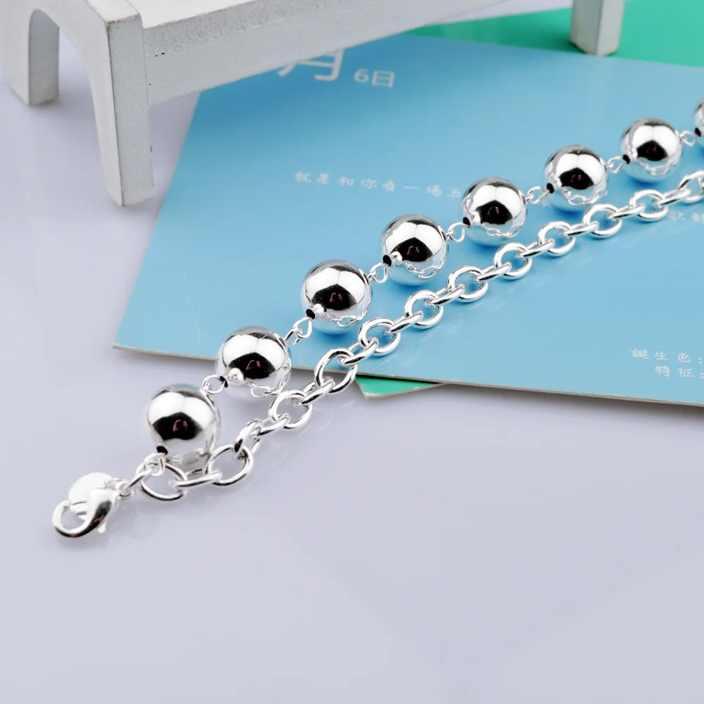 В богемном стиле Серебряный Шарм Браслет для женщин оригинальный 925 Стерлинговое