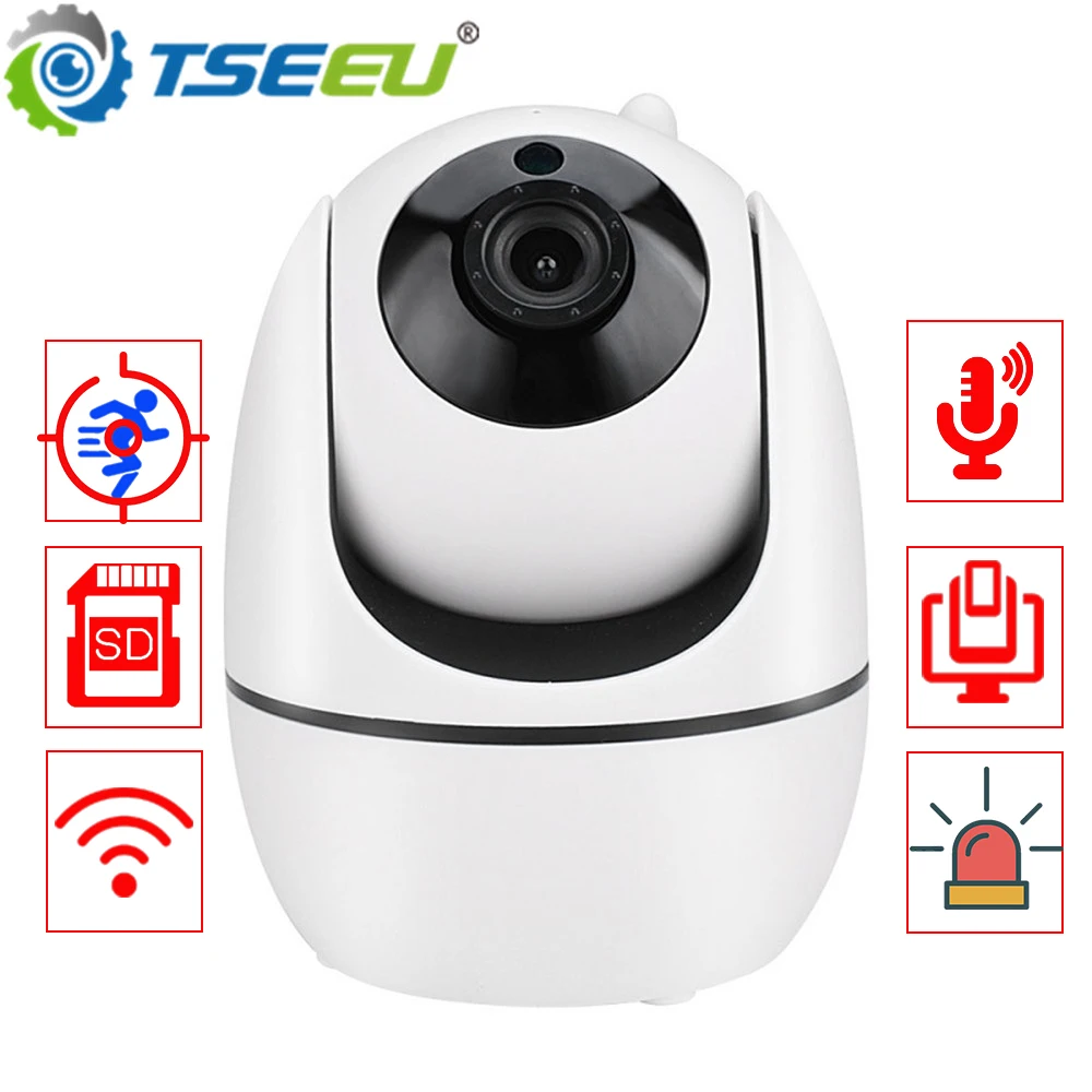 Беспроводная IP-камера видеонаблюдения 1080P HD P2P | Безопасность и защита