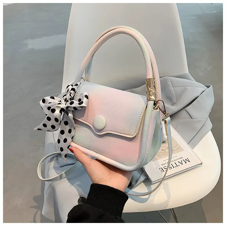 

Soft PU Leather Women Purple Underarm Bag Retro Solid Color Ladies Baguette Handbags Fashion Design Girls Small Shoulder Bags