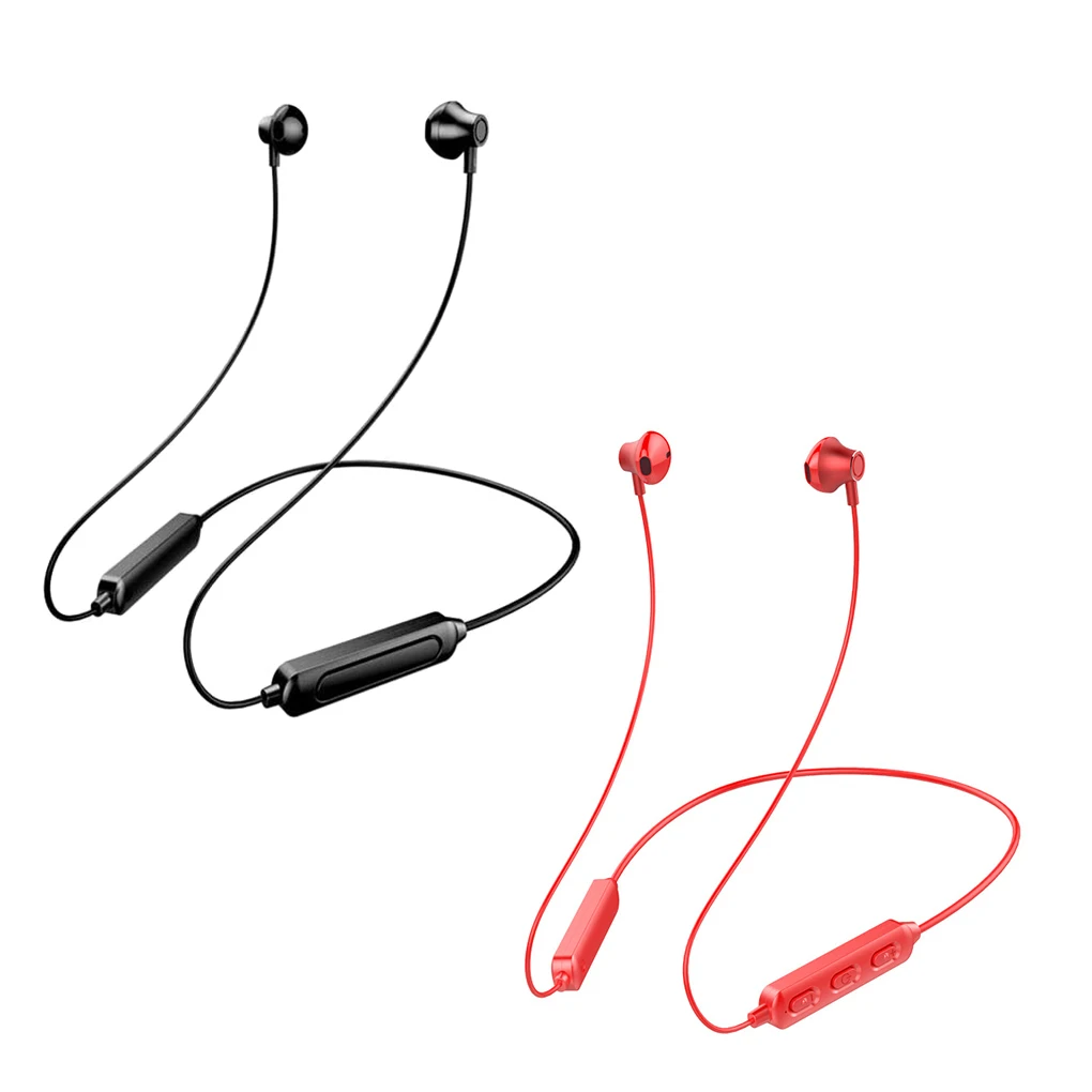 Новые беспроводные наушники Bluetooth 5 0 Спортивная стереогарнитура с шейным ободом