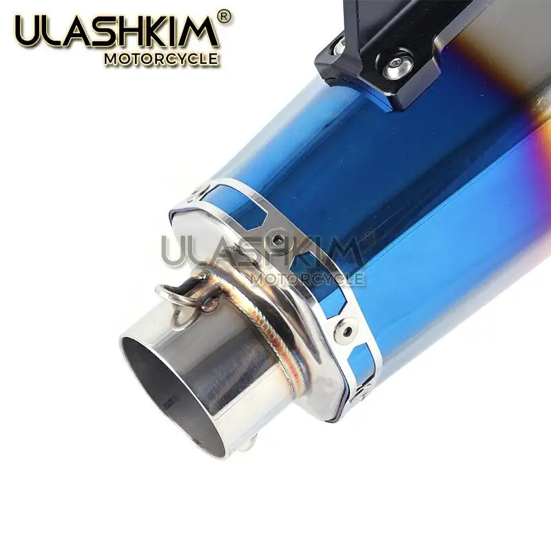 

Universal Motorcycle Carbon fiber Exhaust Muffler Escape RVF400 CBR400RR CB400SF CB400SB CBR250RR CRF250M CB750F CRF250L