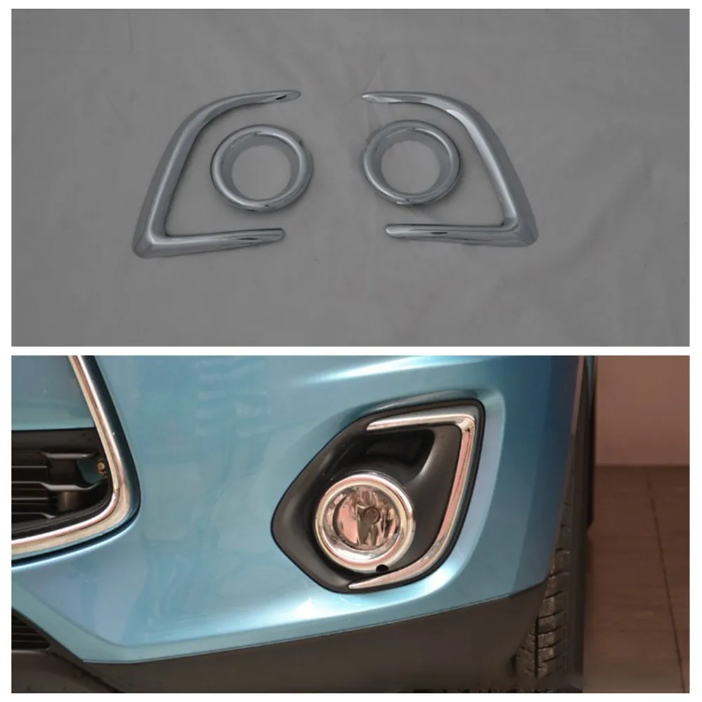 

Car Fog Lamp Decorative Frame Shell Front Fog Lamp Eyebrow Protective Cover Modification Accessories For 13 Jinxuan ASX