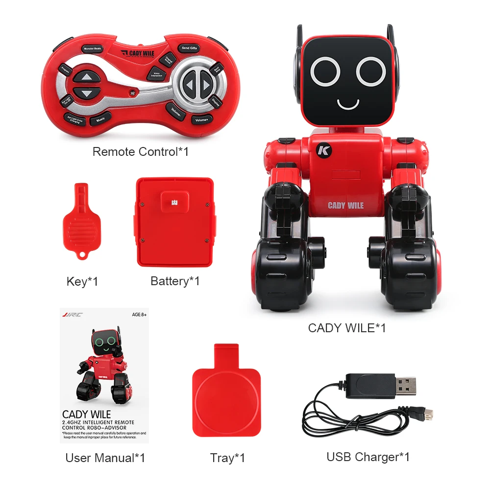 JJRC R4 RC робот игрушка пение танцы говорящий умный для детей обучающая гуманоидный
