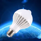 Умная Светодиодная лампа E27 со звуковымпассивным ИК датчиком движения, 220 В, 5 Вт, 7 Вт, 9 Вт, 12 Вт, 18 Вт, лампа для лестницы, входа, коридора, освещение для прихожей