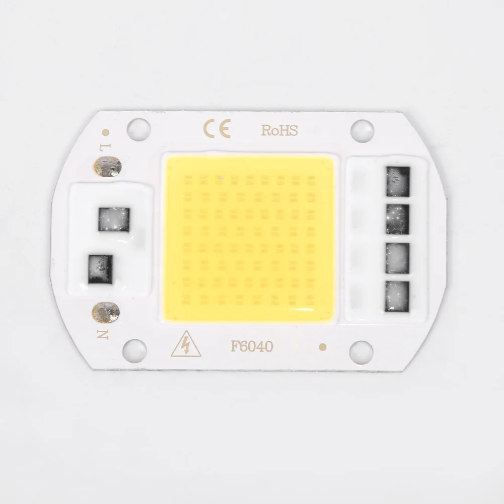 Светодиодный светильник COB Chip Smart Driver 20 30 Вт 50 DIY алюминиевый заменяет головной