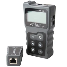 FashionNF-488 LCD Network PoE Checker over the Ethernet Cat5 Cat6 Lan Cable Tester Loop Test Tool