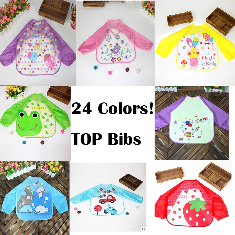 

Детский фартук для риса, с длинным рукавом и карманом