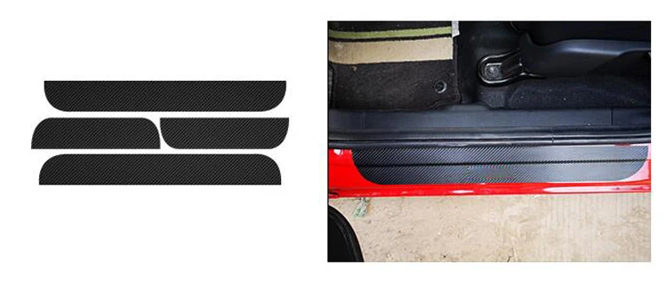 Наклейки на порог двери автомобиля 4 шт. для Honda Fit / Jazz GK5 3rd GEN 2014 2015 2016 2017 |