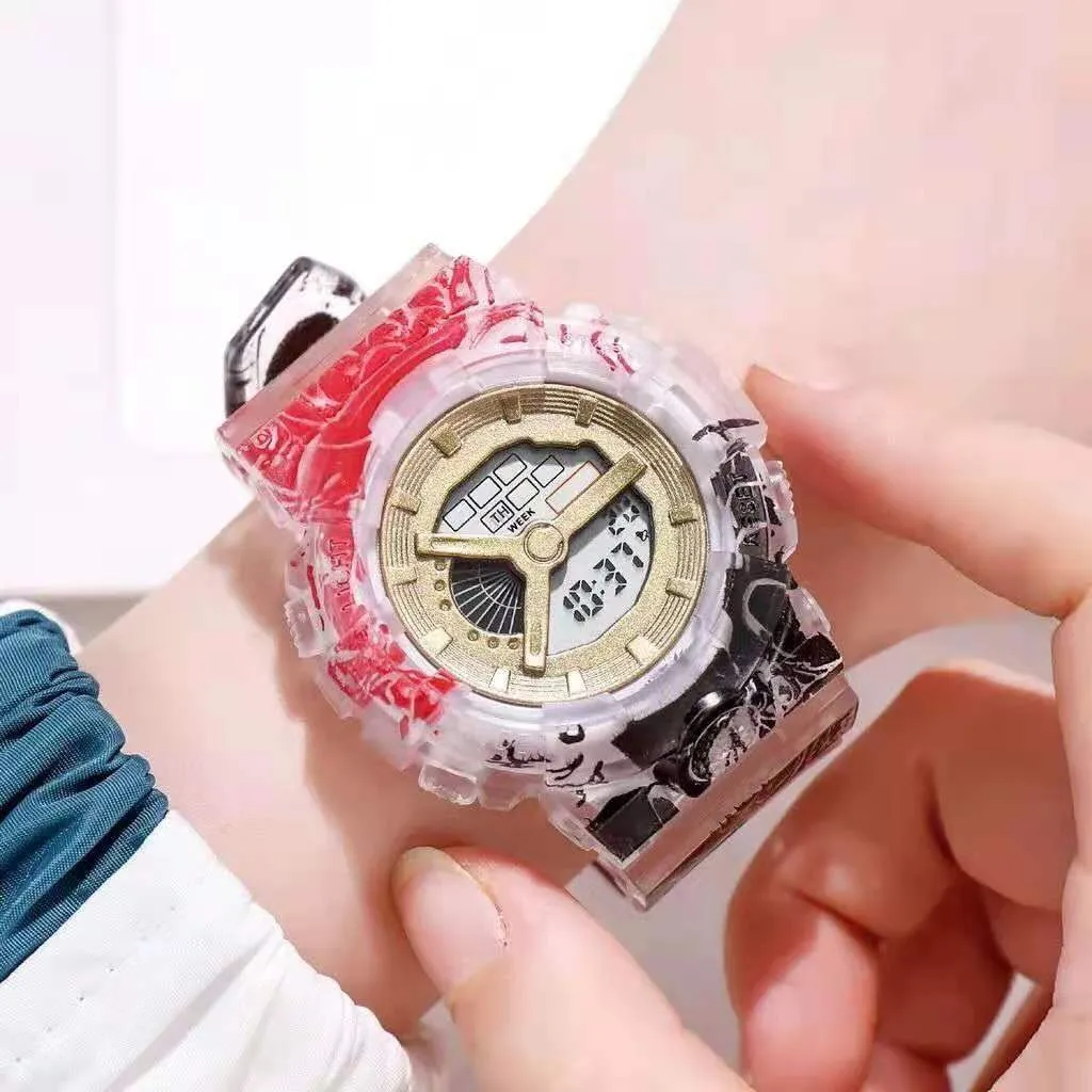 Модные часы из аниме Наруто для детей косплей ниндзя Саске Гаара Итачи крутые