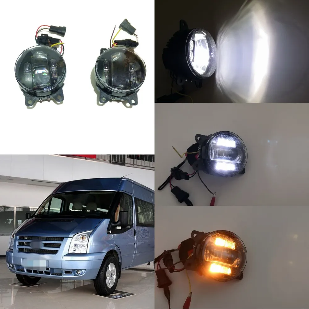 Июля King 6000 К 3000LM Светодиодный светильник тумана чехол для Ford Transit MK7 2006-2015 20 Вт