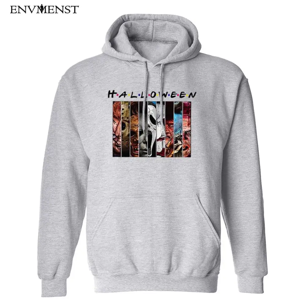 Хэллоуин Мужчины 2020 осень друзья ужас Pennywise Майкл Майерз Графический балахон