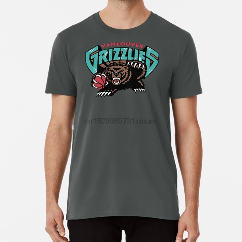 Ванкувер Гризли логотип Футболка подарок товар | Мужская одежда