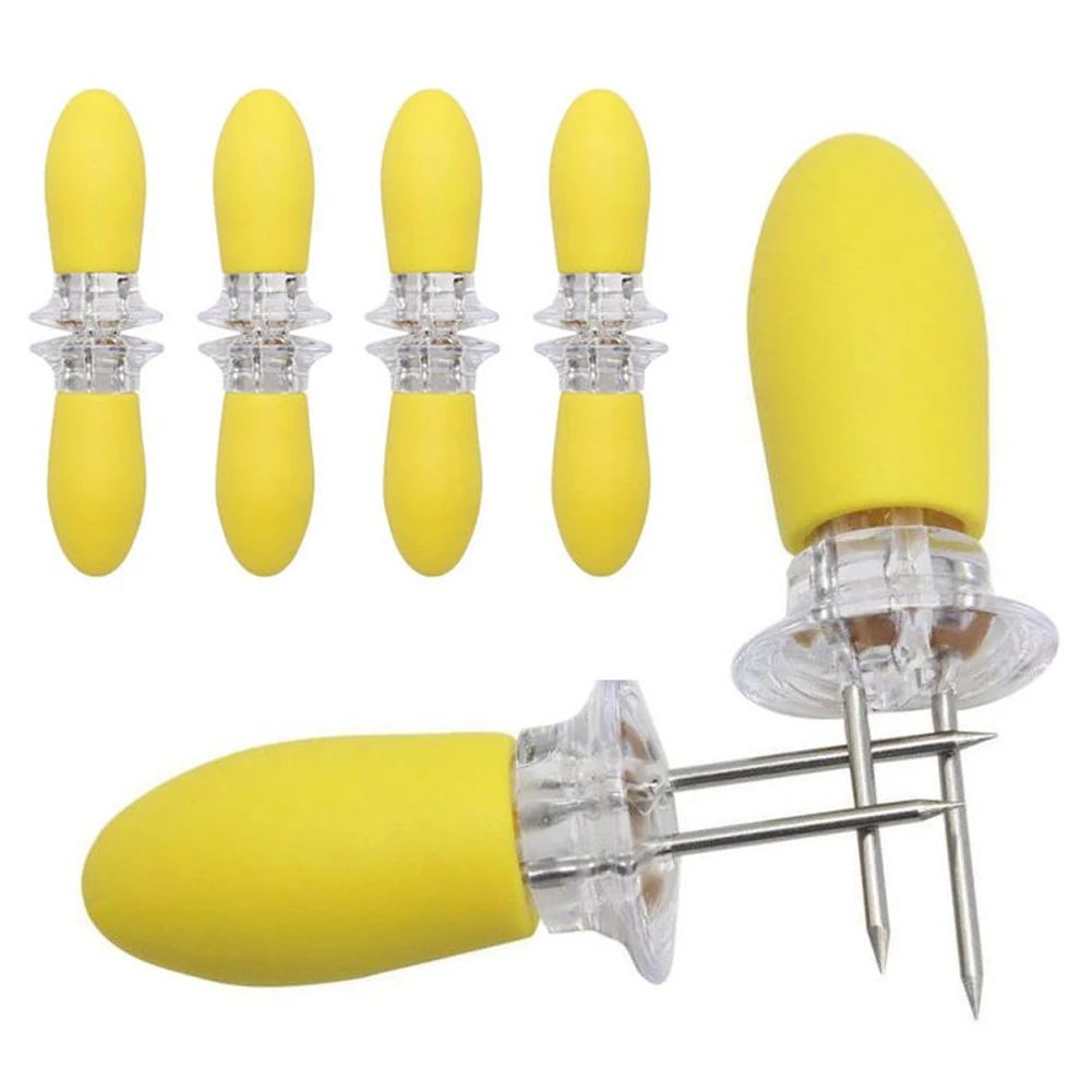 Принадлежности для барбекю из нержавеющей стали держатели кукурузы шампуры