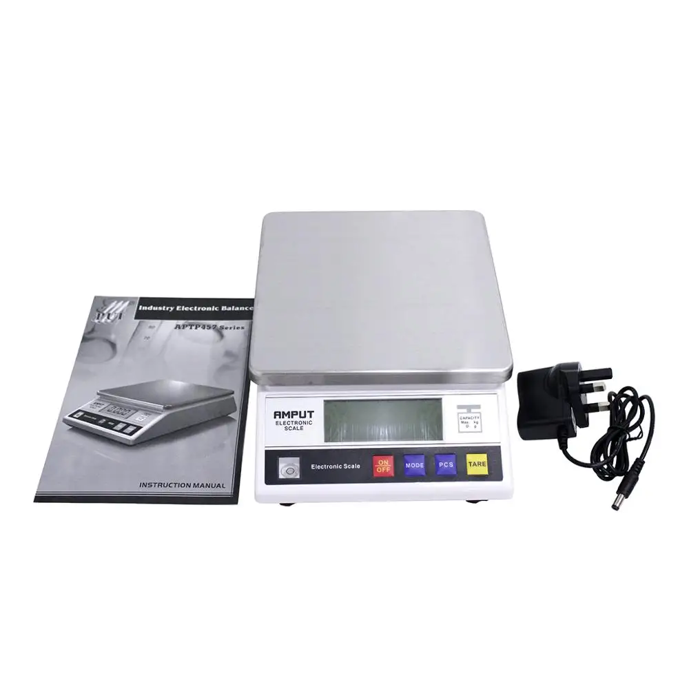 1pc 7.5kg x 0.1g Digital Precision Industrial Weighing Scale Balance w Counting Table Top Electronic Laboratory | Инструменты